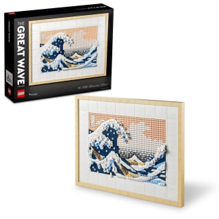 LEGO® Art Hokusai The Great Wave Framed Japanese Wall Art Building Set
