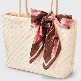 A New Day Flower Square Scarf