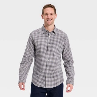 Goodfellow & Co Men's Long Sleeve Poplin Shirt