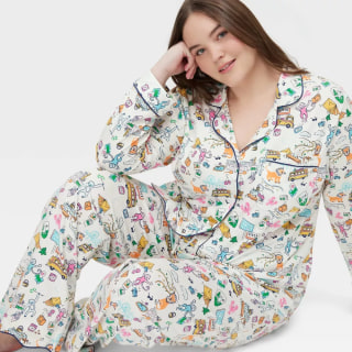 Roller Rabbit x Target Roadtrip Long Sleeves and Pants Pajama Set