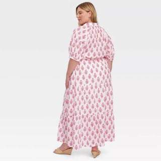 Roller Rabbit x Target Bouquet Short Sleeve Maxi Dress