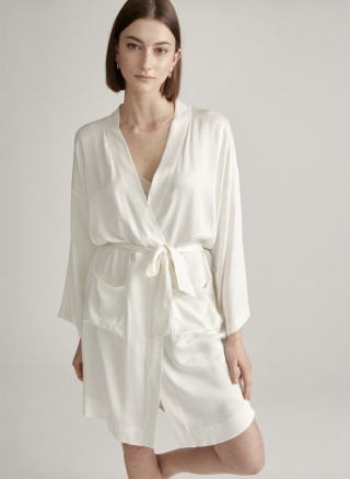 100% Washable Silk Robe