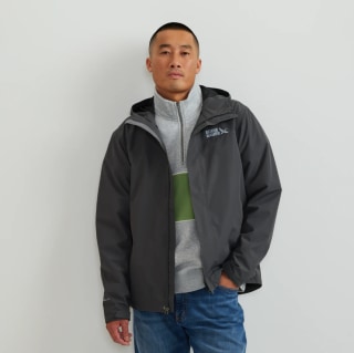 Eddie Bauer Men's Rain Trek Waterproof Packable Rain Jacket