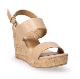 LC Lauren Conrad Samona Women's Wedge Sandals