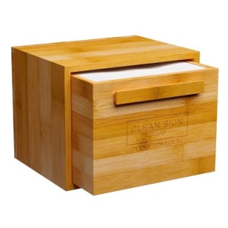 Clean Skin Club Towels + Bamboo Container