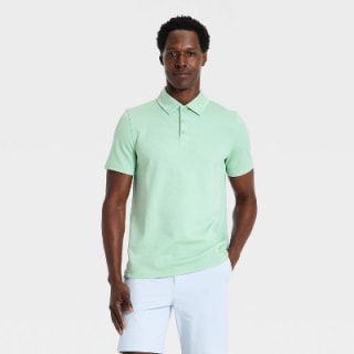 All in Motion Men's Jaquard Polo