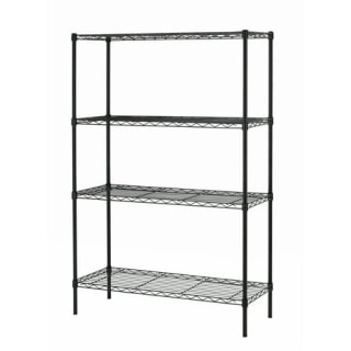 BestOffice 4-Shelf Wire Shelving Unit