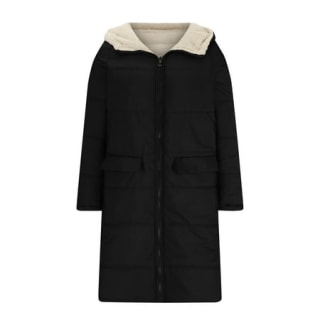 Haozzaw Oversized Shearling Fleece Long Coat