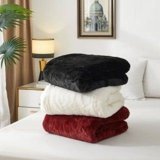 Mainstays Cozy Faux Fur Super Soft Luxury Blanket