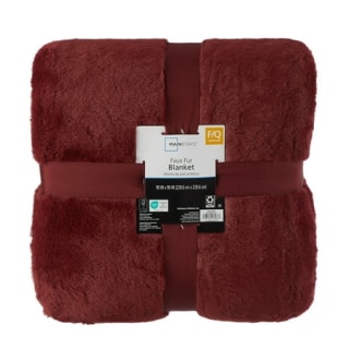Mainstays Cozy Faux Fur Super Soft Luxury Blanket