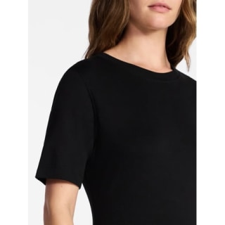 Time and Tru Seamed Cotton Midi Dress