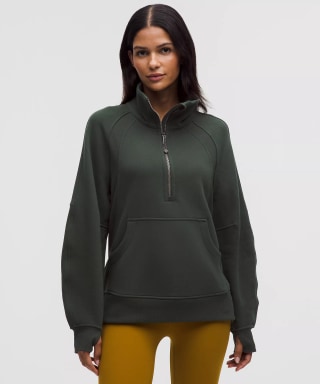 Lululemon Scuba Oversized Funnel-Neck Half Zip Long