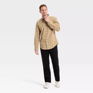 Goodfellow & Co Men's Long Sleeve Poplin Shirt