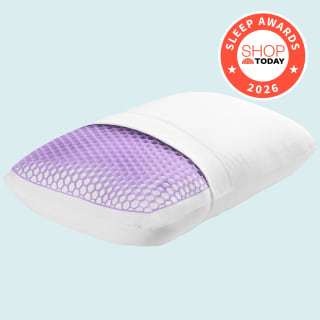 Purple GridCloud Pillow