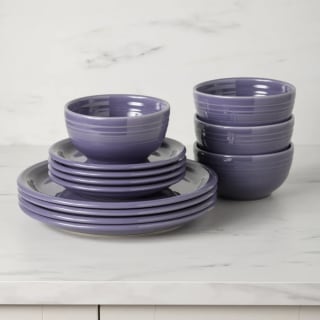 Fiesta Lavender Bistro Coupe Dinnerware Set for 4 (12 Piece)
