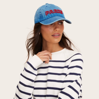 Parke x Target Medium Wash Denim Baseball Hat