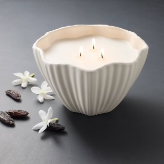 Threshold designed with Studio McGee 3 Wick Wavy Ribbed Ceramic Jar Candle