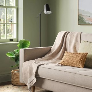 Threshold Lumbar Palm Weave Pillow