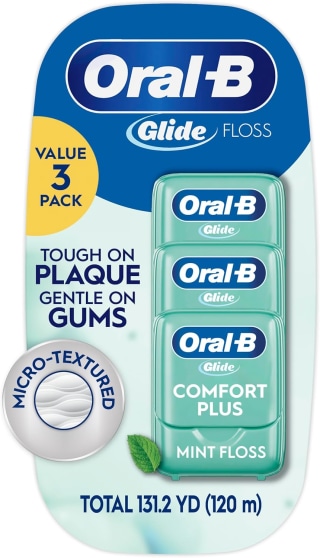 Oral-B Glide Pro-Health Comfort Plus Dental Floss (3 Pack)