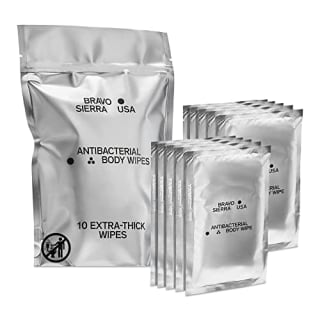 Bravo Sierra Antibacterial Body Wipes