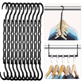 House Day Black Magic Space Saving Hangers