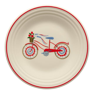 Fiesta Americana Bicycle Classic Rim Luncheon Plate (9 Inch)