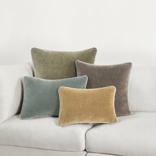 Ashley Luxe Stonewashed Velvet Throw Pillow