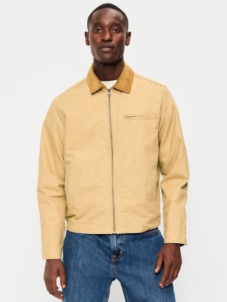 Old Navy Cropped Canvas Barn Jacket