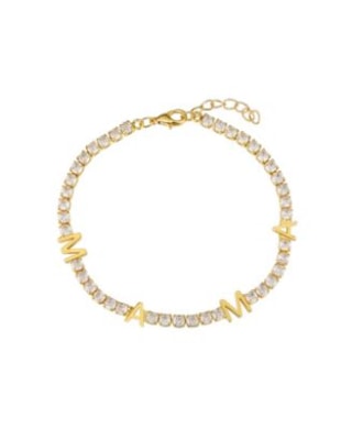 Unwritten Cubic Zirconia Mama Tennis Bracelet