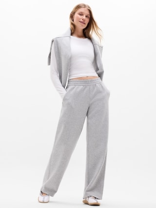 Athleta Form Knit Mid Rise Straight Pant