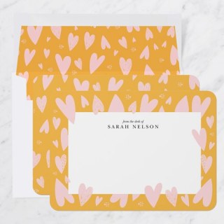 Shutterfly Heart Splat Personal Stationery