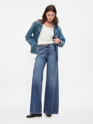Gap High Rise Wide-Leg Jeans