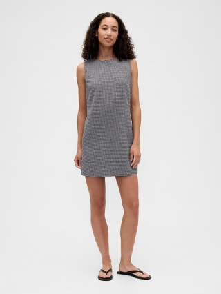 Gap Linen-Blend Apron Mini Dress