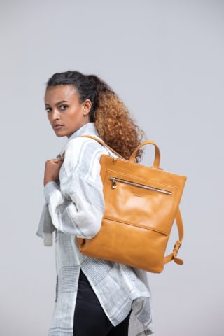 Parker Clay Miramar Leather Backpack