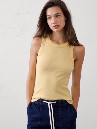 Banana Republic Ribbed Racer Tank