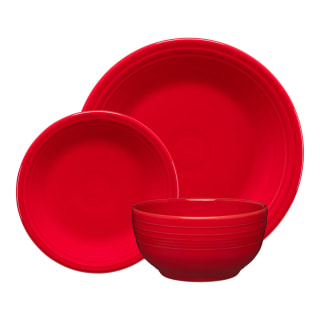 Fiesta Scarlet Classic Bistro Place Setting for 1 (3 Piece)