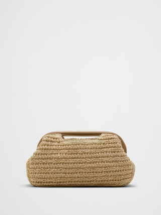 Banana Republic Straw Clutch