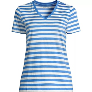 Lands' End Supima Cotton V-Neck T-Shirt