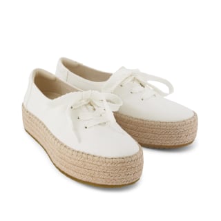Toms Valencia Lace-Up Platform Espadrille