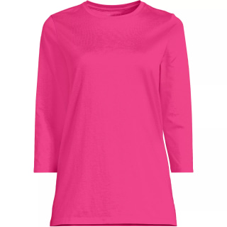 Lands' End 3/4 Sleeve Cotton Supima Tunic