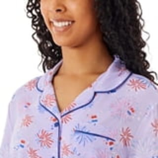 Member's Mark Americana Notch Collar Short Sleeve and Short Pajama Set
