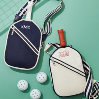 Mark & Graham Sporty Stripe Pickleball Crossbody Bag