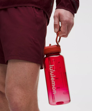 Lululemon Back to Life Clear Bottle 32oz Straw Lid
