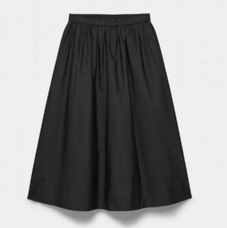 Aritzia Luminary Poplin Skirt