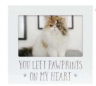 Pearhead “You Left Pawprints on My Heart” Picture Frame
