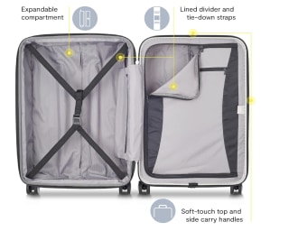 Delsey Paris Titanium Hardside Expandable Luggage