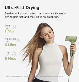 Laifen Mini Hair Dryer and Bag 