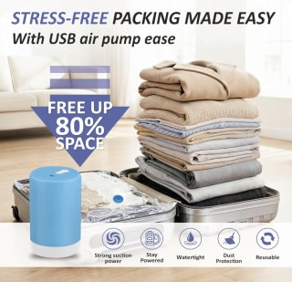 Cozy Essential Travel Vacuum Storage Bags 