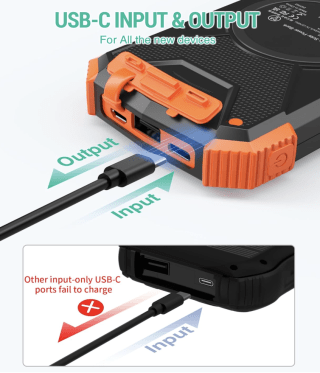 Blavor Solar Charger Power Bank