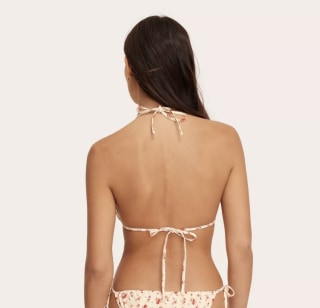Parke x Target Eyelet Trim Triangle Bikini Top